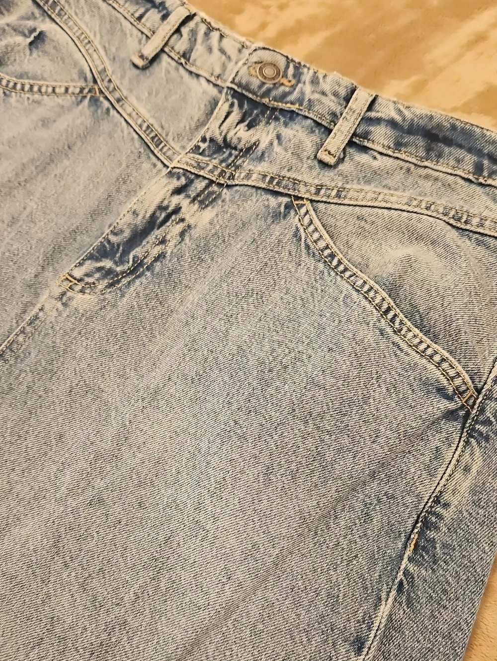 Free People Come As You Are Denim Jean Skirt - Picture 3 of 13